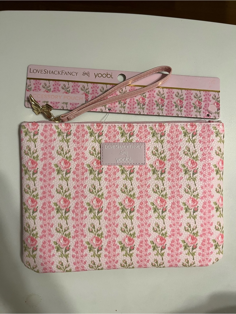 LoveShackFancy x Target x Yoobi Blooming Heirloom Flat Zip Pencil Case w/ Strap